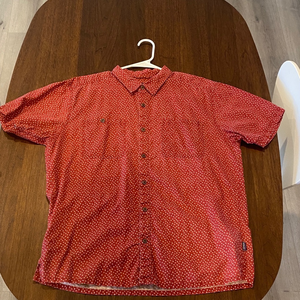 Patagonia Red Polka Dot Casual Shirt